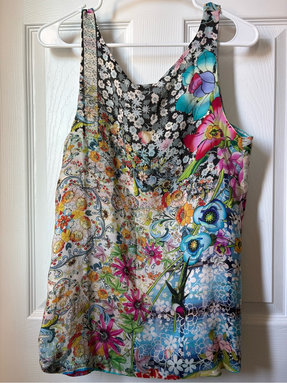 Johnny Was Reversible Mixed-Print Tank - Picture 4 of 4